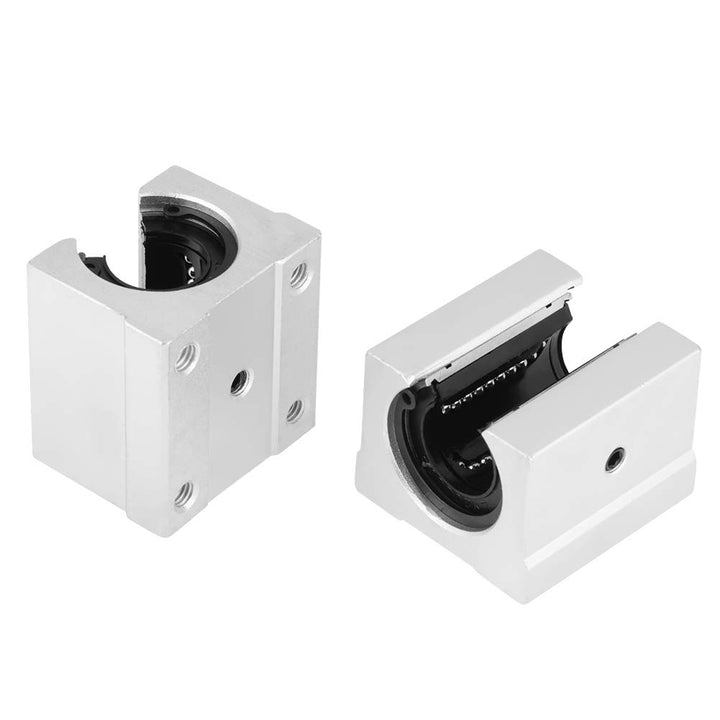 4 Stück SBR20UU Aluminiumlegierung Open Linear Motion Bearing Gleitblock 3D-Drucker CNC-Teile 20x39x