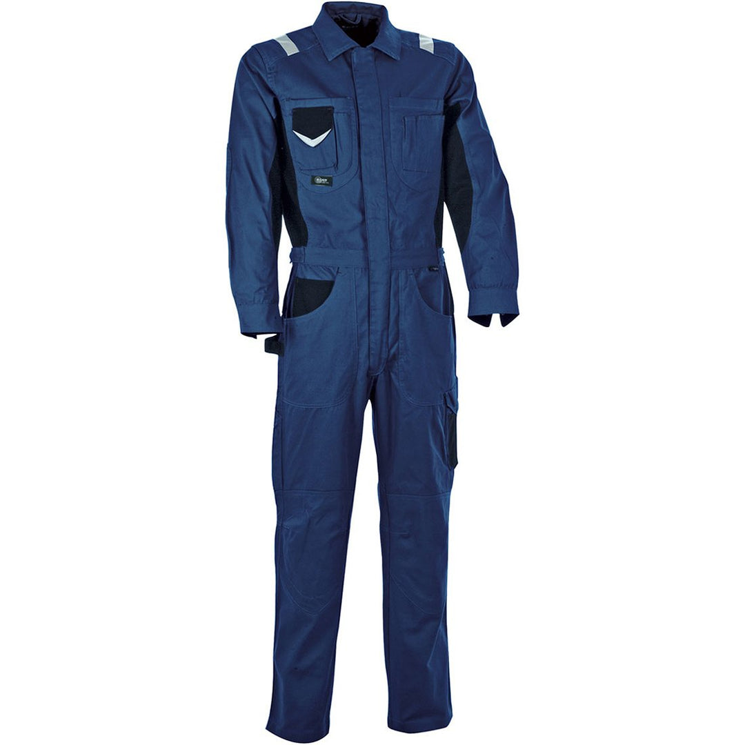 Cofra V067-0-02.Z64 Arbeits Arbeitsanzug "Hangar", Marineblau/Schwarz, 64 64 Marineblau / Schwarz, 6