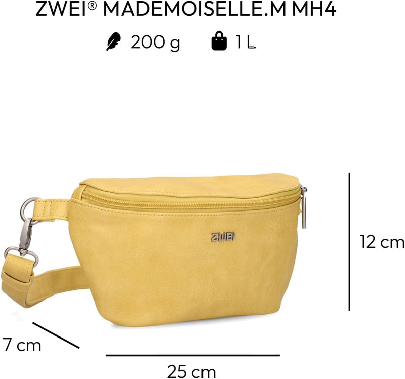 ZWEI Mademoiselle.M MH4 Hip Bag Lemon, Lemon