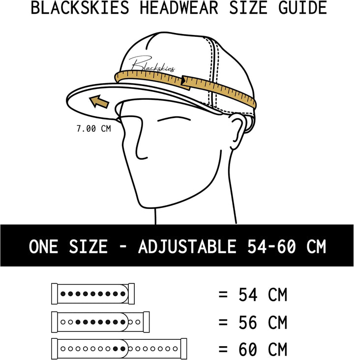 Blackskies Race Baseball Cap | Herren Damen Schirm Premium Snapback Trucker Mütze Kappe Basecap Kapp
