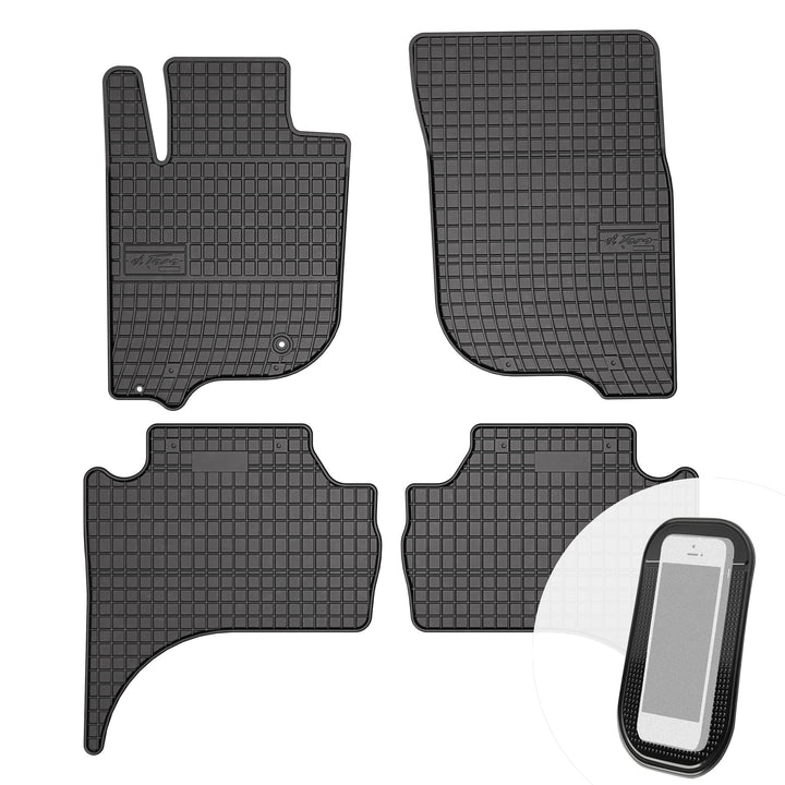Gummimatten Auto Fussmatten Gummi Automatten Passgenau 4-teilig Set - passend für Mitsubishi L200 ab