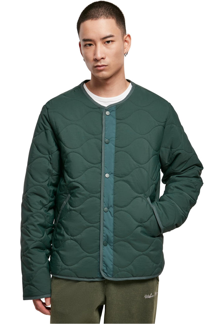 Urban Classics Herren Liner Jacket S bottlegreen, S bottlegreen