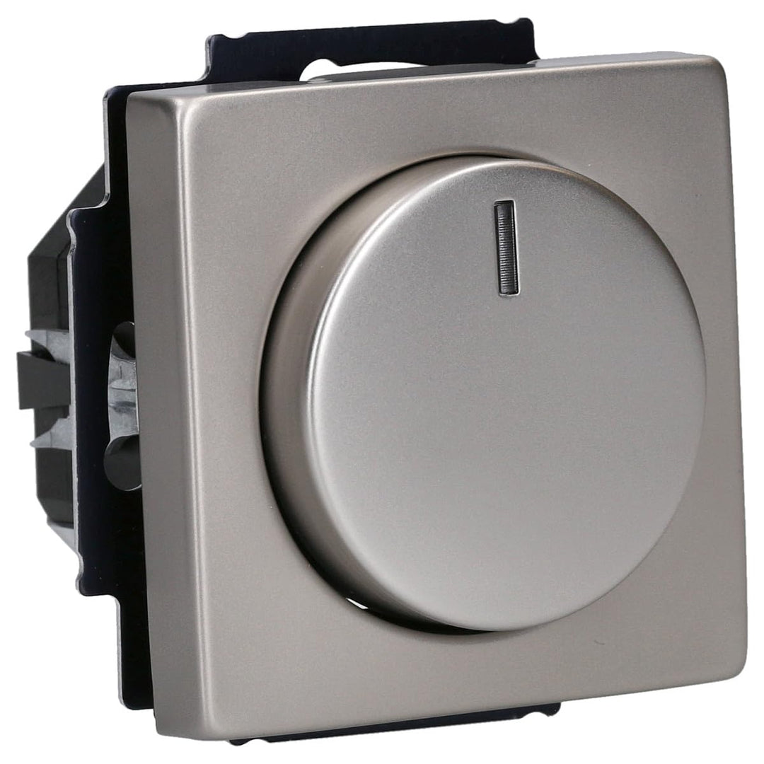 BUSCH-JÄGER, LED-Drehdimmer (LED Dimmer) 6523 U-102 (6523U 102) 6523U102 mit Zentralscheibe 6540-866