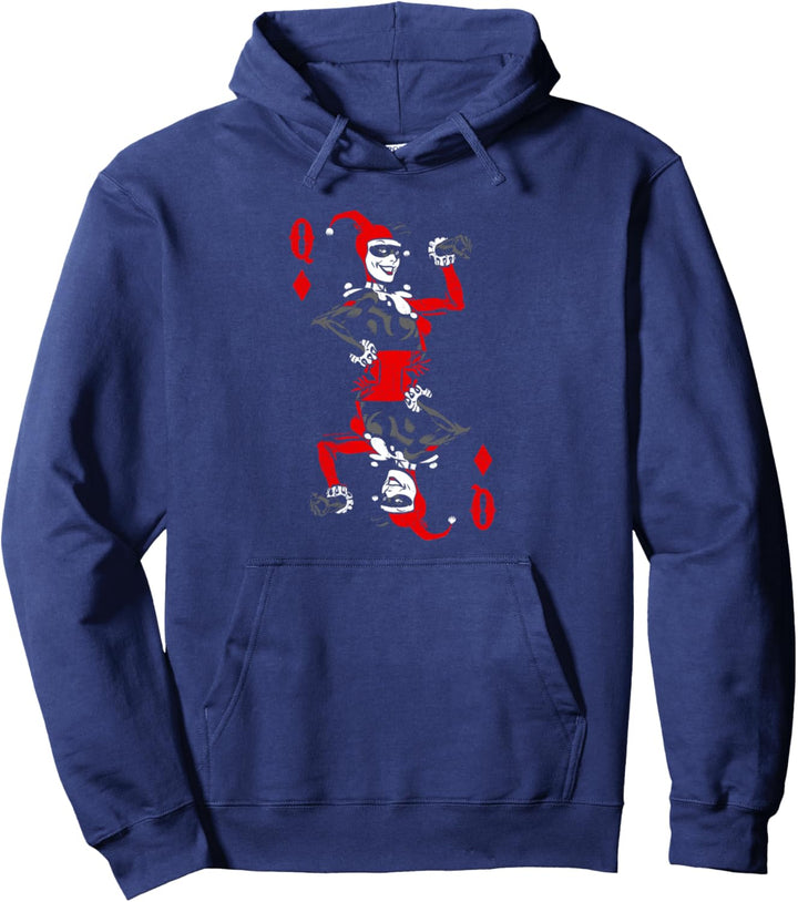 Harley Quinn Of Diamonds Pullover Hoodie