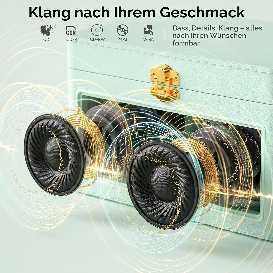 CD Player Tragbar Bluetooth: Kegaudio Radio mit CD-Player Tragbarer mit Lautsprecher Fernbedienung U