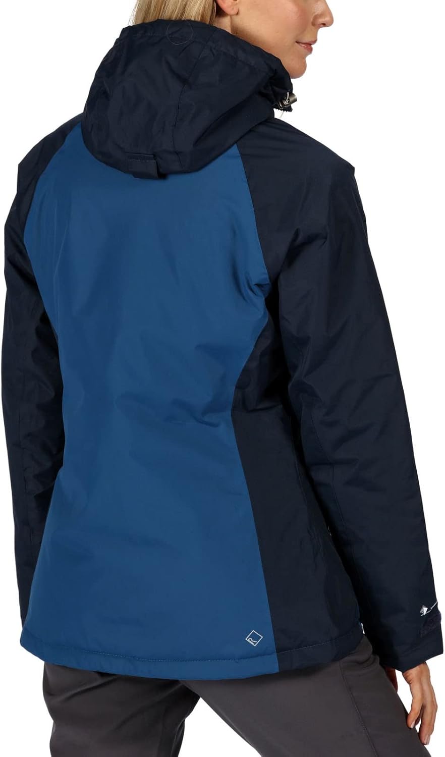 Regatta Damen Voltera Protect Waterproof Taped Seams Heated Hooded Jacket Jacke M Blauopal/Marinebla