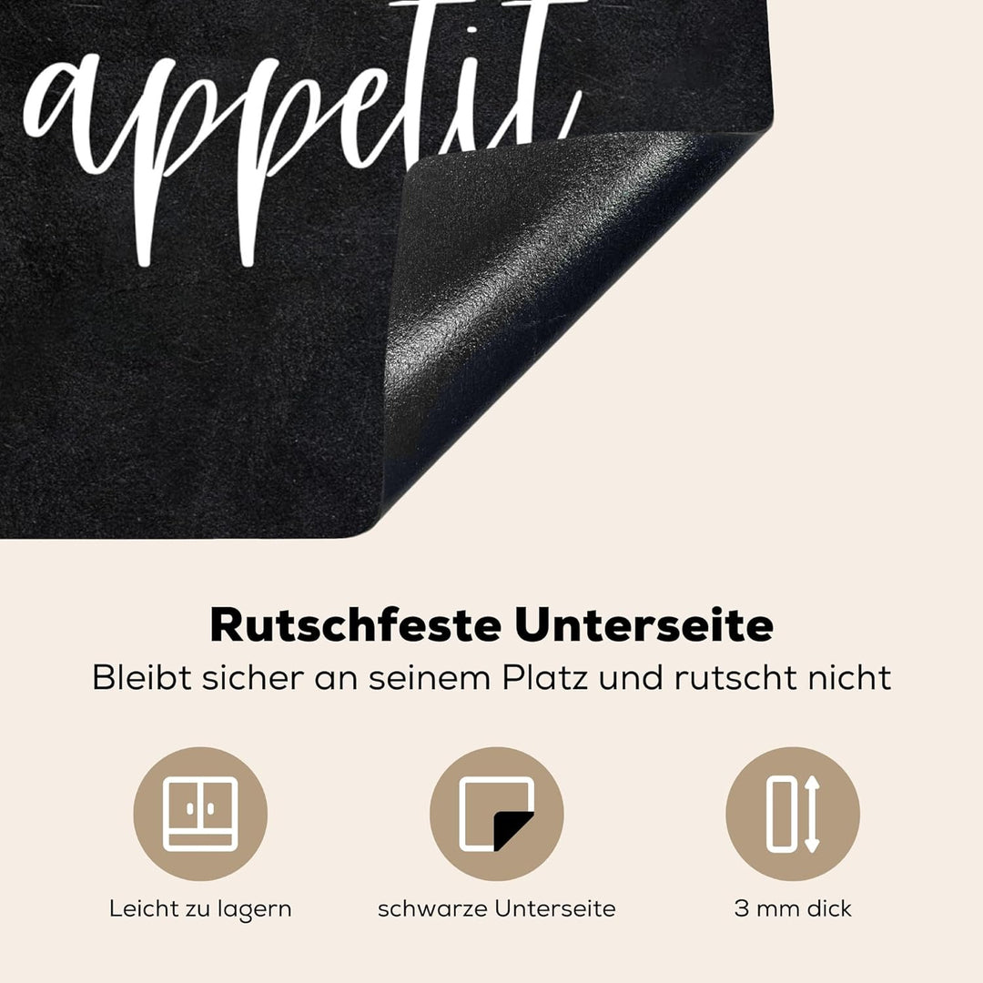 Herdabdeckplatte Einteilig Induktionsmatte Küche Abdeckung Ceranfeld Herd Abdeckplatte Deko Vinyl Ma