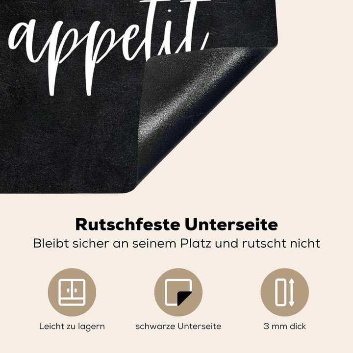 Herdabdeckplatte Einteilig Induktionsmatte Küche Abdeckung Ceranfeld Herd Abdeckplatte Deko Vinyl Ma