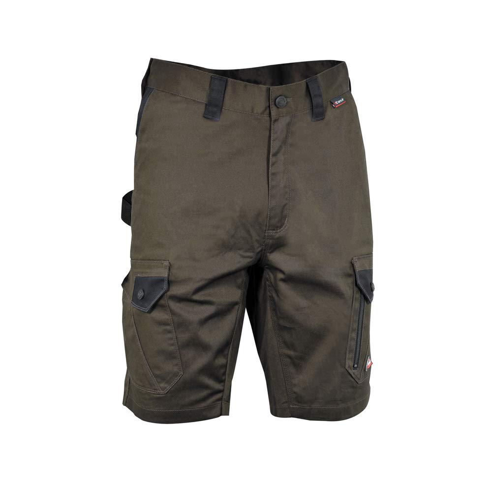 COFRA V619-0-03.Z52 KEDIRI Shorts, Schlamm/Schwarz, Grösse 52
