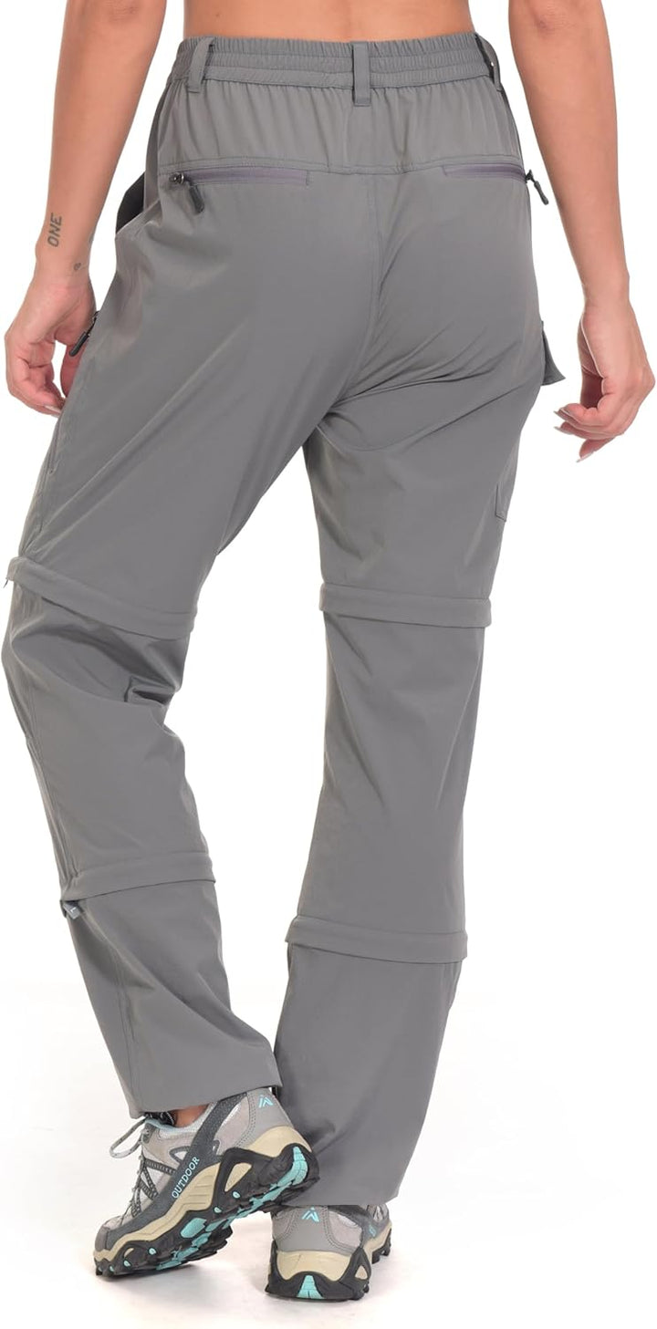 Little Donkey Andy Wanderhose Damen Zip Off Stretch Cabrio Softshellhose Schnell Trocknende mit Reis