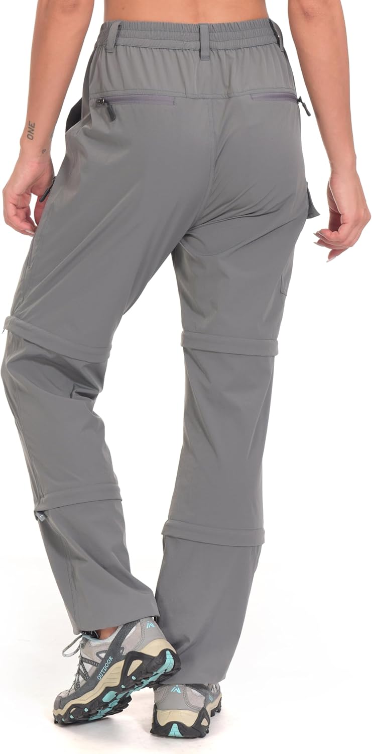 Little Donkey Andy Wanderhose Damen Zip Off Stretch Cabrio Softshellhose Schnell Trocknende mit Reis