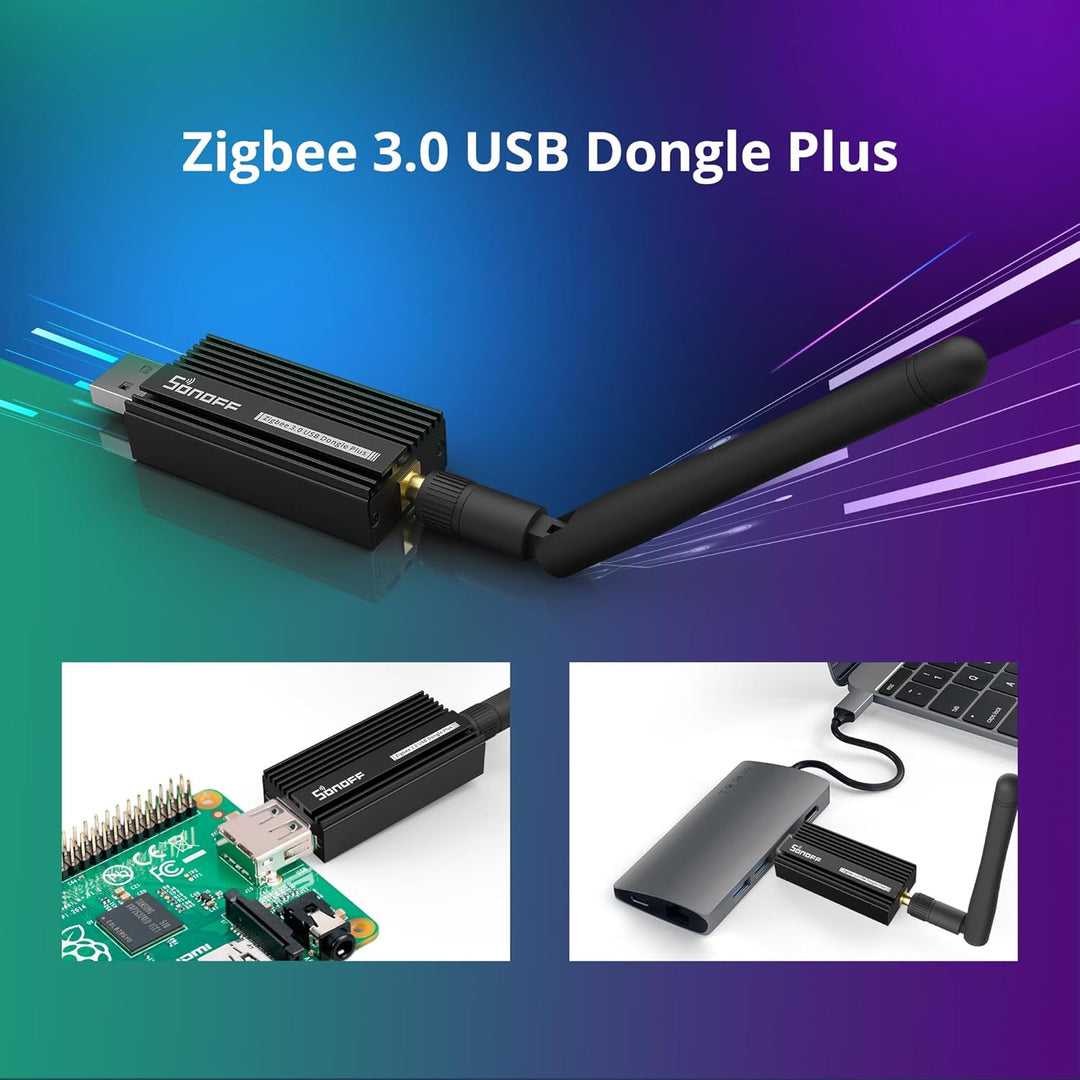 SONOFF Zigbee Gateway, ZBDongle-E 3.0 USB Dongle Plus,EFR32MG21 + CH9102F/CP2102N Zigbee USB-Stick E