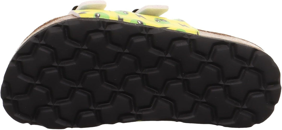 Superfit Jungen Fussbettpantoffel 1-800111 Hausschuh 24 EU Gelb Mehrfarbig 6030, 24 EU Gelb Mehrfarb