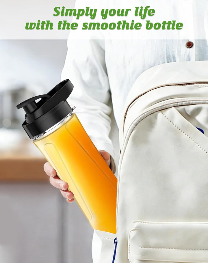 Smoothie Flaschen, Mixer Smoothie Maker Trinkflasche/Tritan flasche/Wasserflasche 600ml BPA-frei für