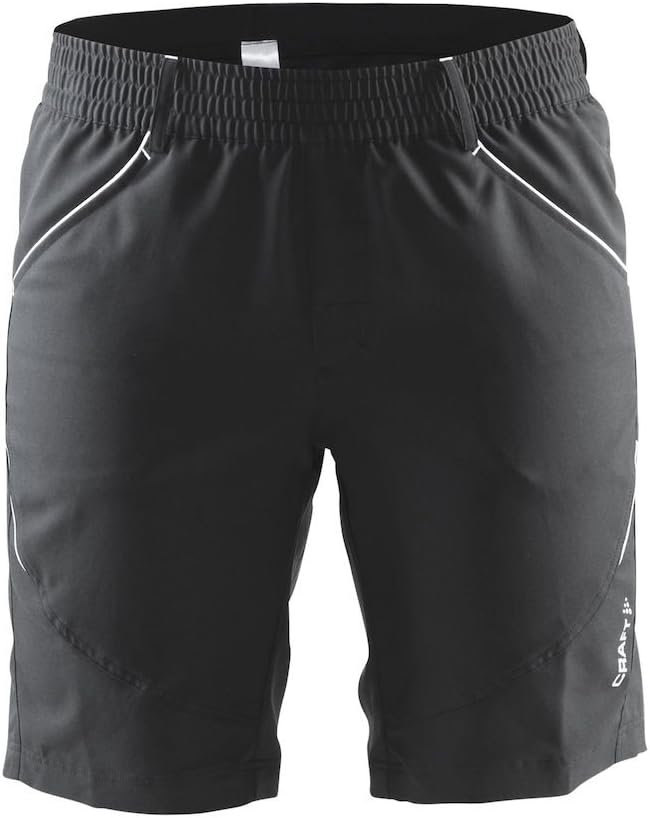 Craft Damen Radhose Escape Base Shorts, Black/White, XS