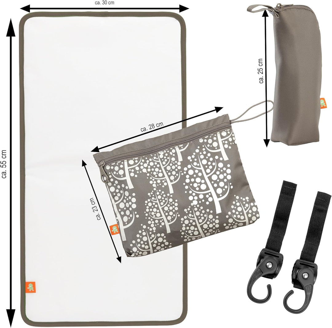 okiedog Shuttle Weekender/Mamatasche inkl. Zubehör (DAHOMA beige)