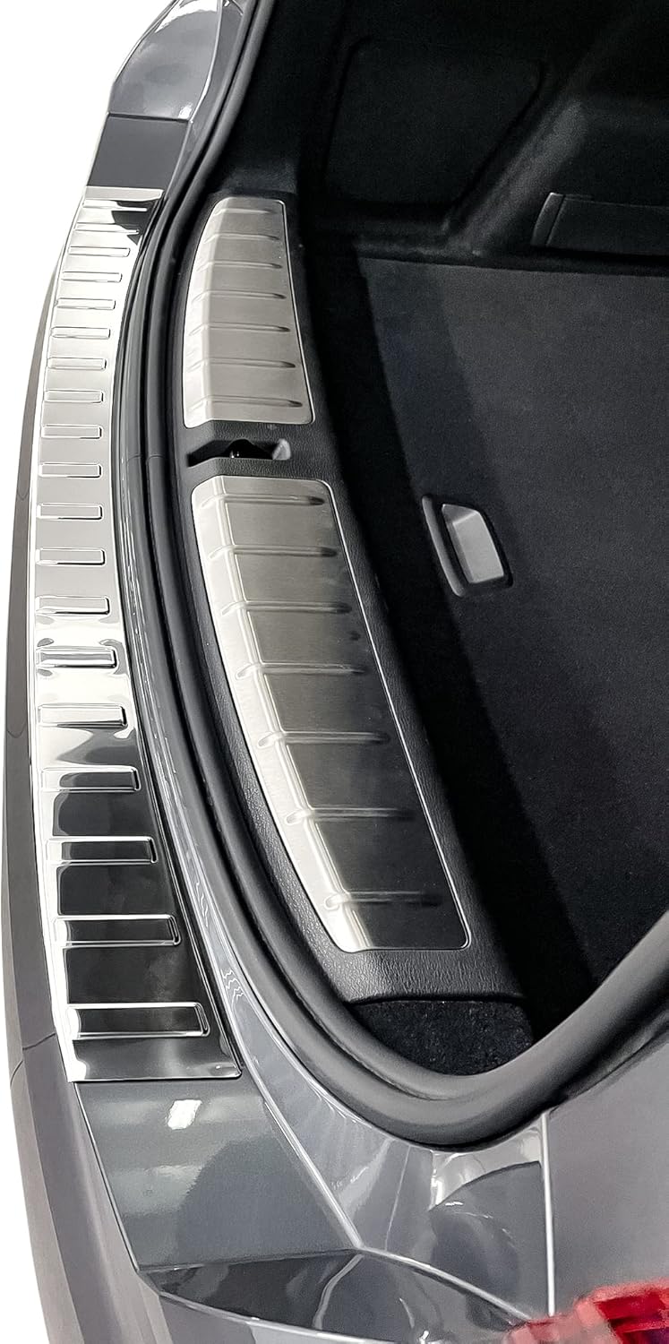 Ladekantenschutz Edelstahl CHROM kompatibel für BMW X2 | Typ F39 | BJ ab 2017> | premium Qualität vo