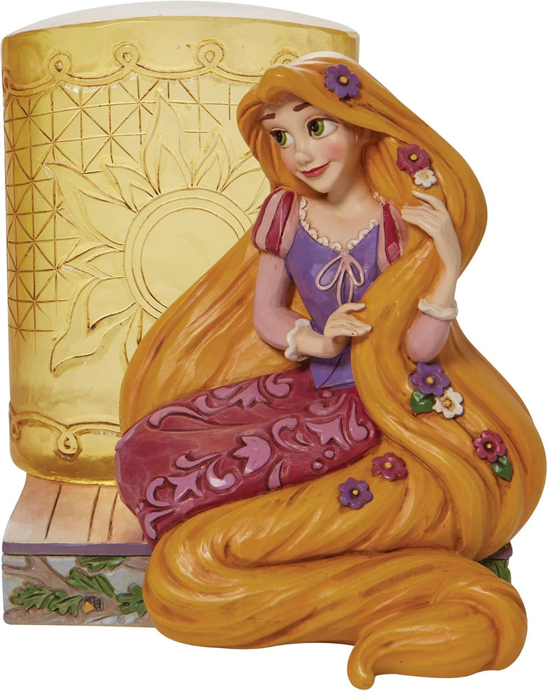 ENESCO Disney Traditions Rapunzel A New Dream Figur, ENESC-6010096, Gold height 13cm Mehrfarbig, hei