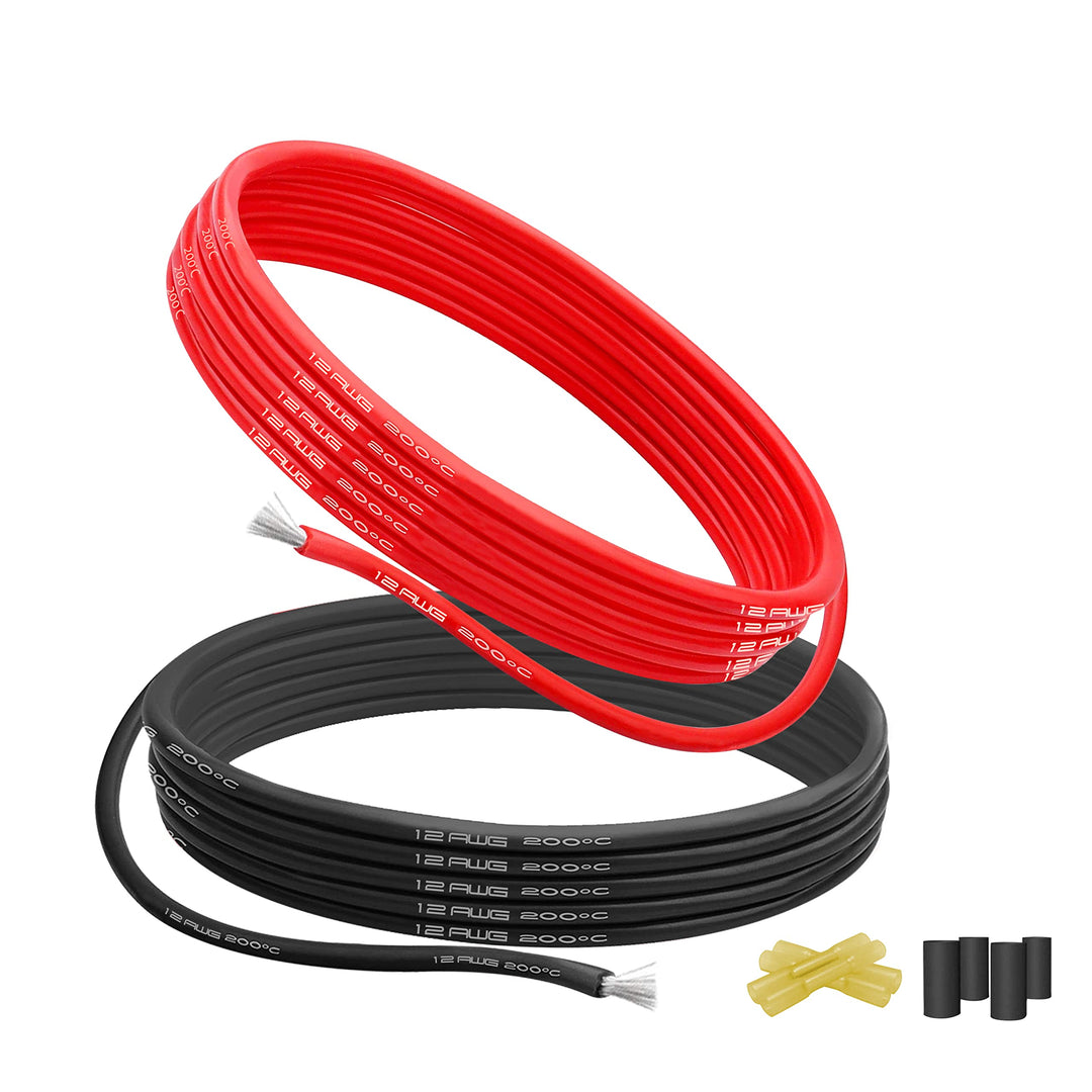 5,26 mm² Silikon Elektronik Kabe,Silikon Elektrischer Draht Kabel-HuLuWa 10 AWG Silikon Draht 20Mete