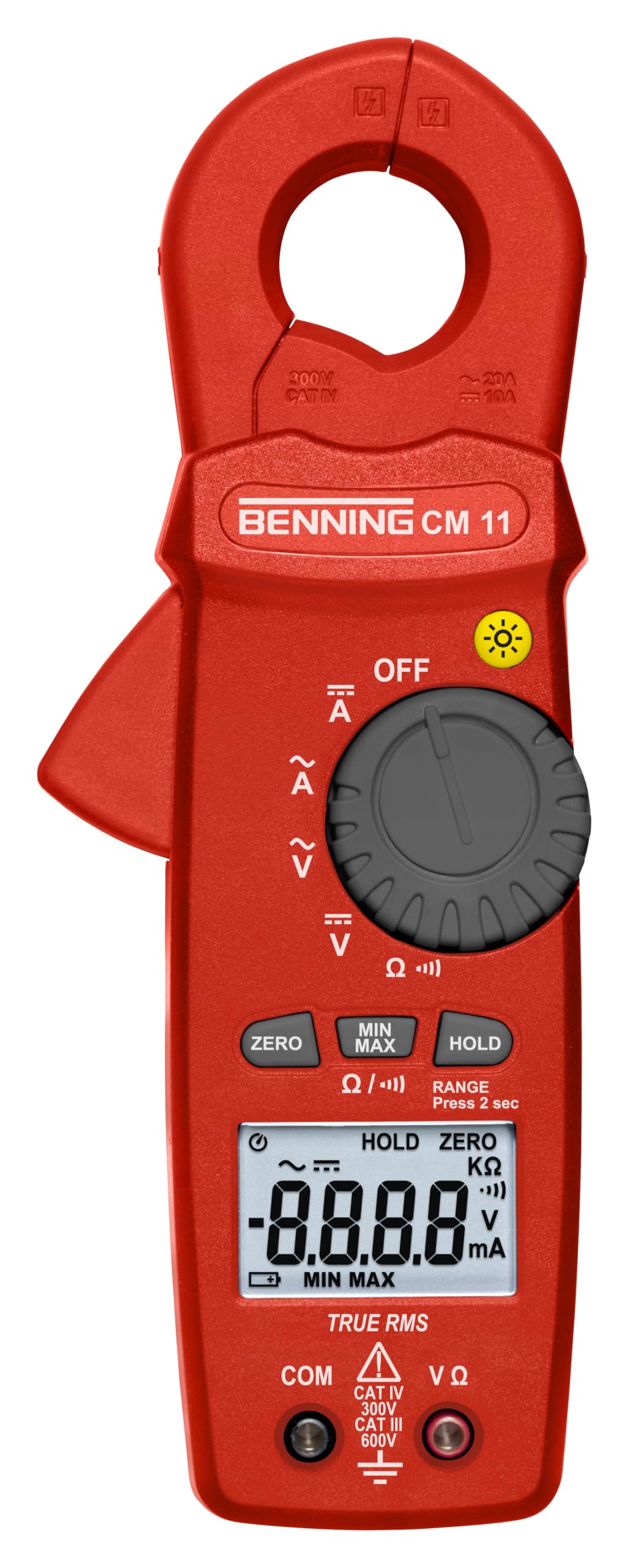 Benning 044067 cm 11 True RMS Milliampere-Stromzangen-Multimeter Single, Single