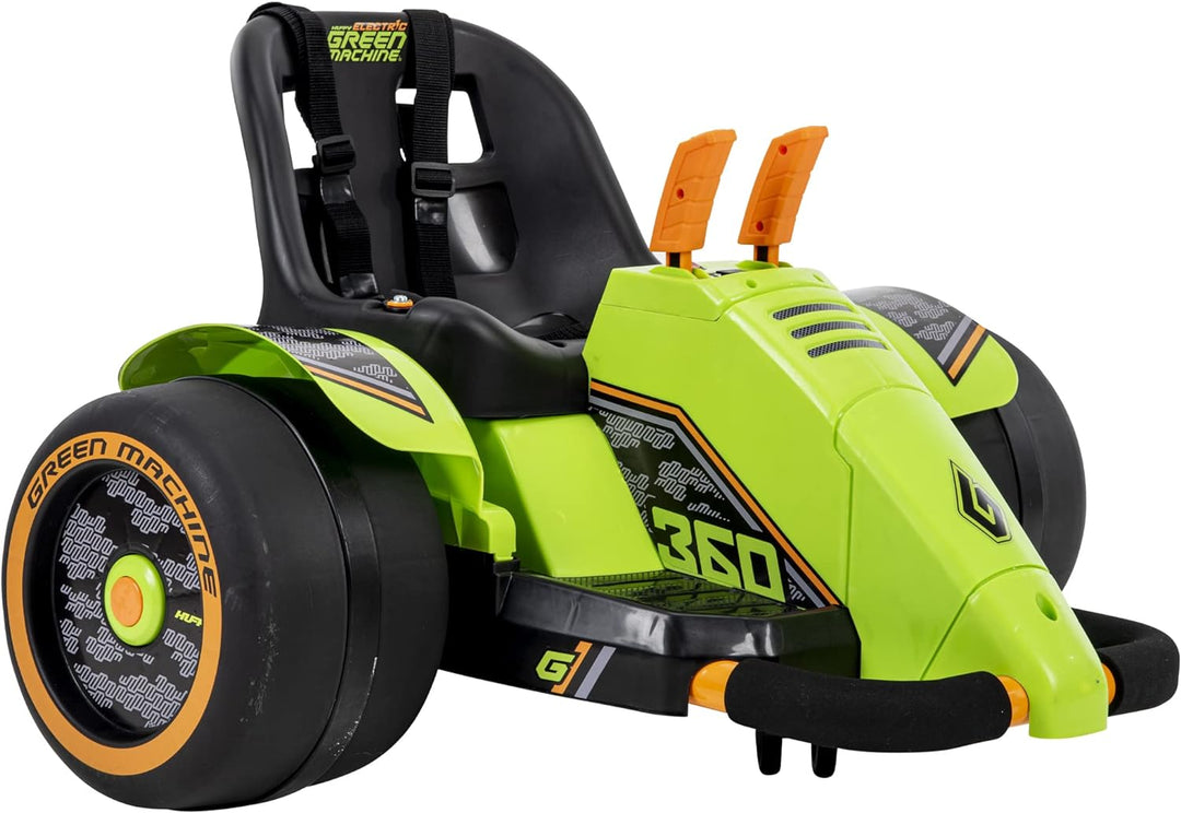 Huffy Green Machine 360 6 V Batteriebetriebene Kinder Fahren auf Spielspass und, 19901W, grün, Kids