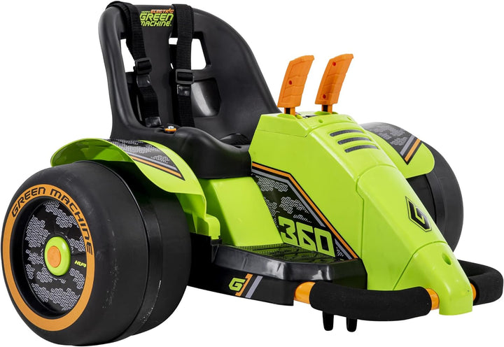 Huffy Green Machine 360 6 V Batteriebetriebene Kinder Fahren auf Spielspass und, 19901W, grün, Kids
