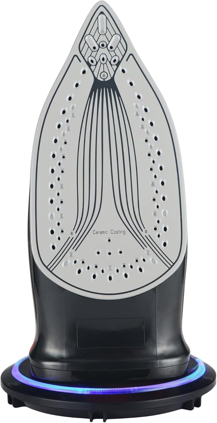 SENYA - Kabelloses Dampfbügeleisen, Dampfleistung 35 g/min, 2400 W Keramiksohle, Vertikales Dampfglä