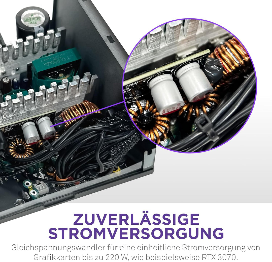 NZXT C750 Bronze PC-Netzteil - PA-7B2BB-EU - 750 Watt – 80 Plus Bronze Zertifiziert – Nichtmodulares