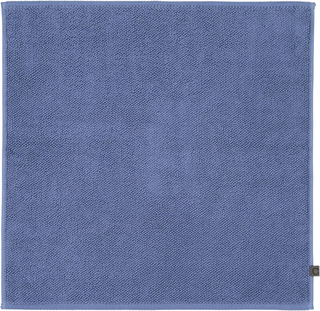 Cawö Badteppiche Loop 1007 Nachtblau - 111 60x60 cm, 60x60 cm