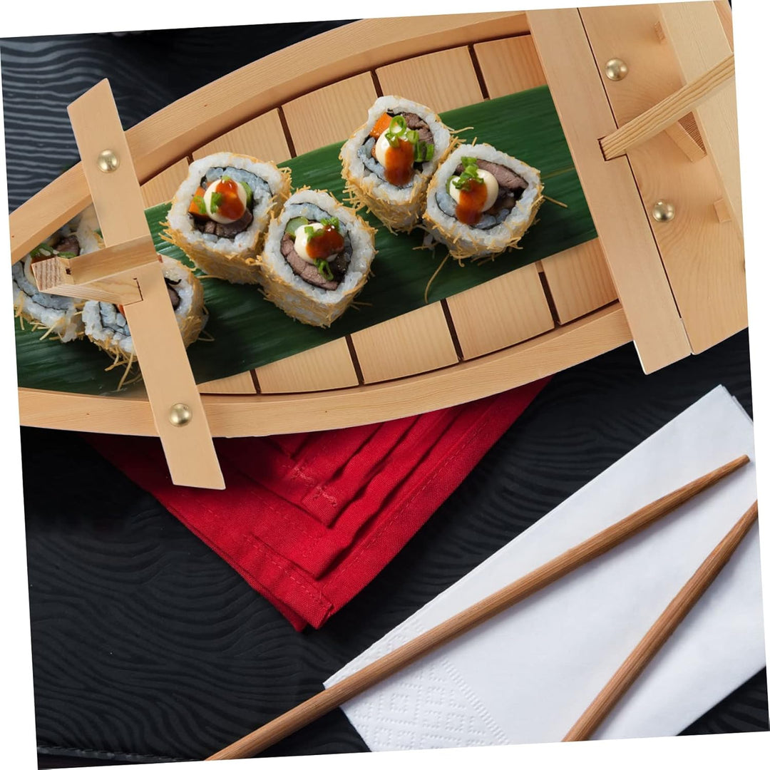UPKOCH Sushi-servierplatte in Bootsform Wiederverwendbar Und Gesund Teller Zur Präsentation Von Lebe