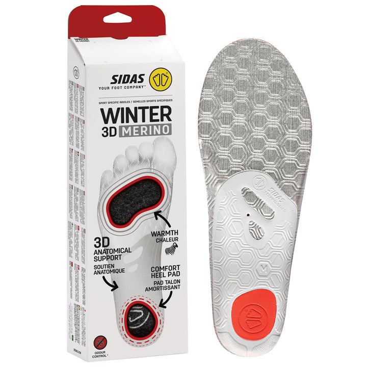 Sidas Winter 3D Merino Einlegesohle, XL, XL