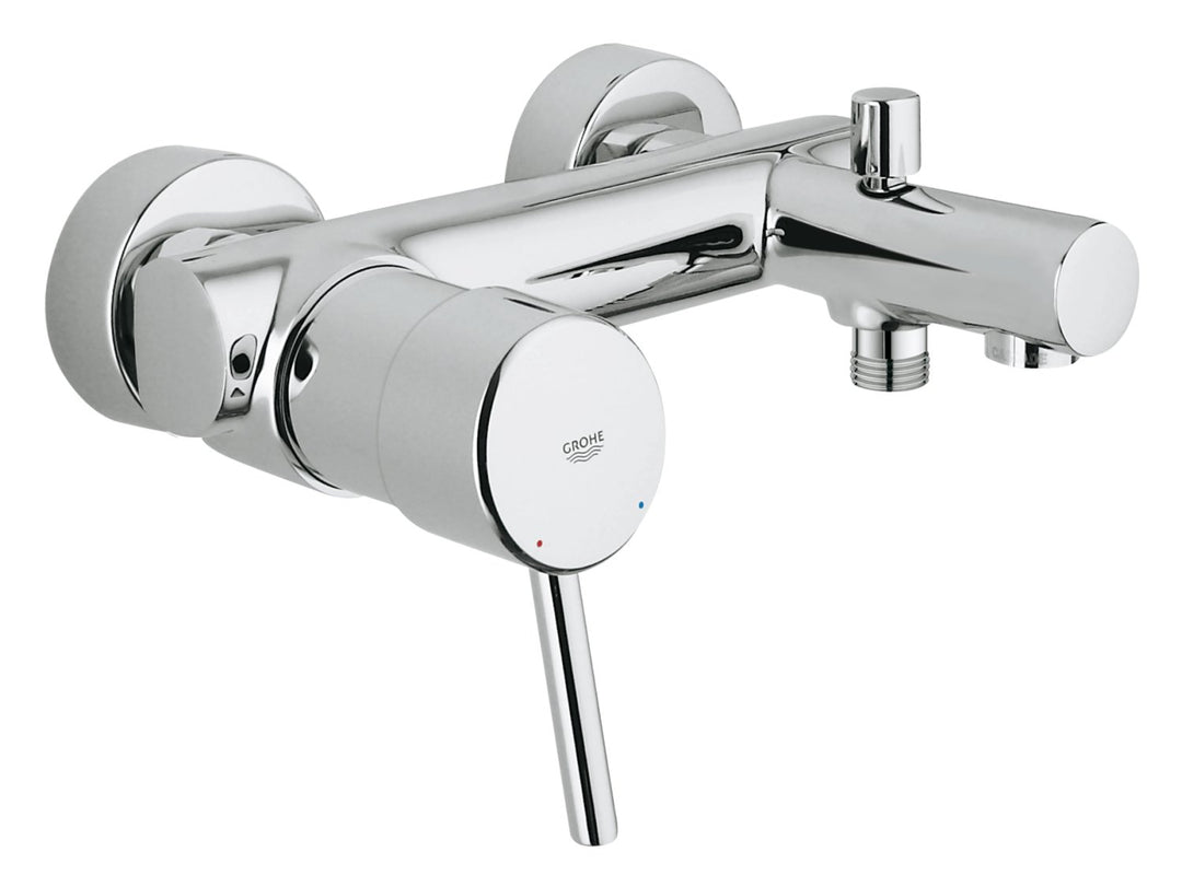 GROHE Concetto - Einhand- Wannenarmatur (Auslauf mit Mousseur, variable Mengenbegrenzung, S-Anschlüs