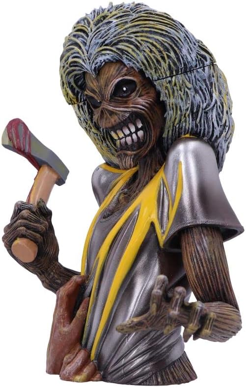 Nemesis Now Offizielles Lizenzprodukt Iron Maiden Killers Büste Box (klein), gelb, 16,5 cm, Kunsthar