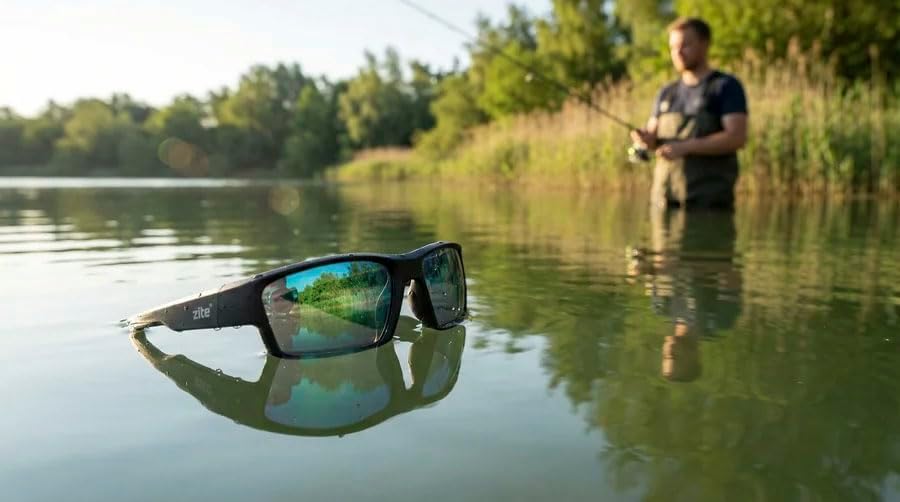 Zite Fishing Polarisationsbrille | Orus | Polbrille Angeln verspiegelt, UV400 & Schwimmfähig | Ultra