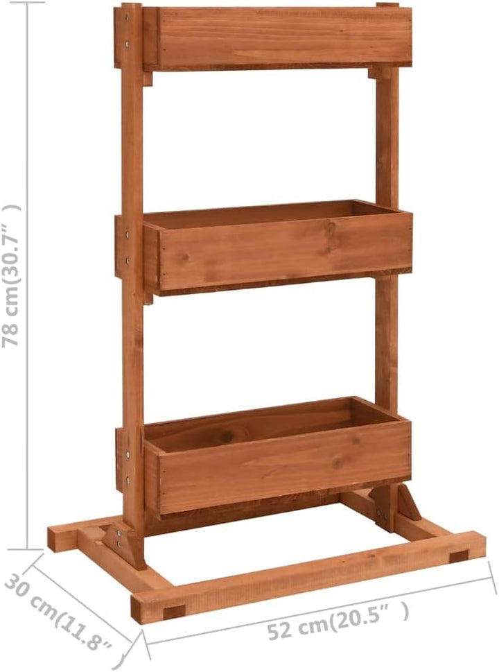 vidaXL Tannenholz Pflanzkübel Blumenkübel Blumenkasten Pflanzkasten Hochbeet Blumentopf Pflanzgefäss