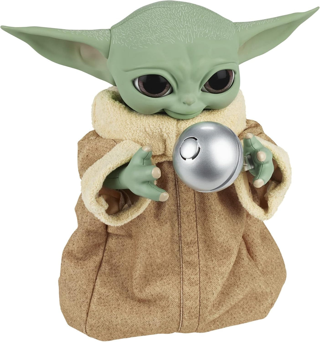 Hasbro F2849 Star Wars Galactic Snackinâ€™ Grogu 23,5 cm groÃŸe elektronische Figur mit über 40 Soun