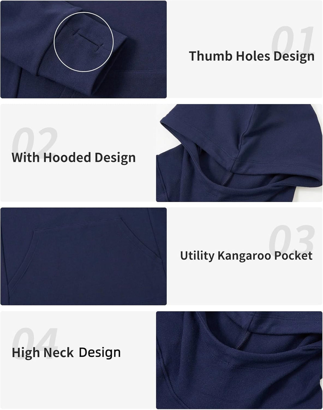Rolanko Mädchen Hoodies Fleece Sweatshirts Langarm Gemütlicher Leichter Kapuzenpullover Oberteile mi