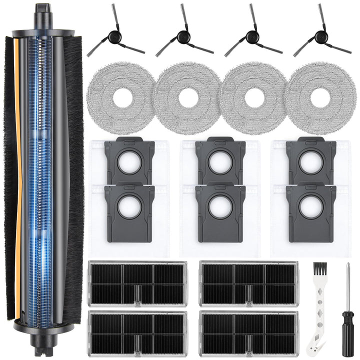 TriCut-Bürste Zubehör für Dreame X40 Ultra Complete / L40 Ultra / X40 Master/Mova P50 Pro Ultra Saug