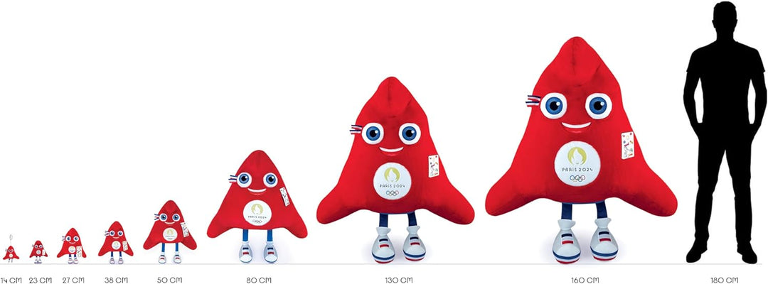 Doudou et Compagnie - Plüschtier Phryge 35 cm – offizielles Maskottchen JO Paris 2024 – Plüschtier d