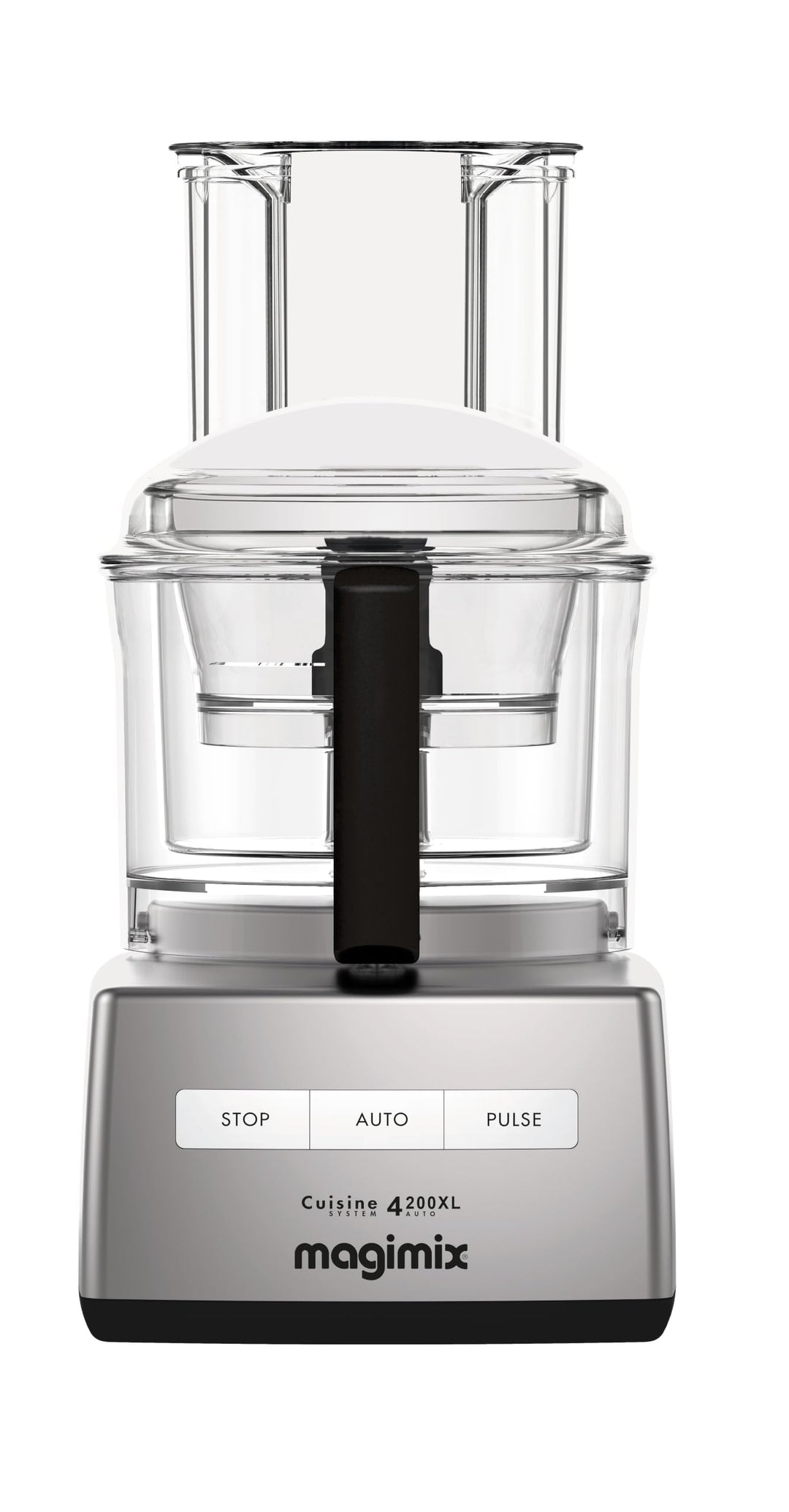 Magimix 18471EA 4200 XL Küchenmaschine, Kunststoff, Chrom