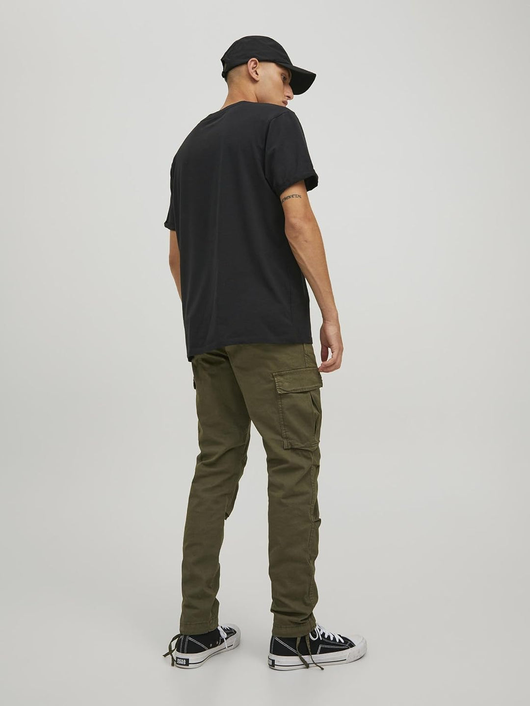 JACK & JONES Herren Jpstace Jjtucker AMA Noos Cargohose 33 Olivennacht, 33 Olivennacht