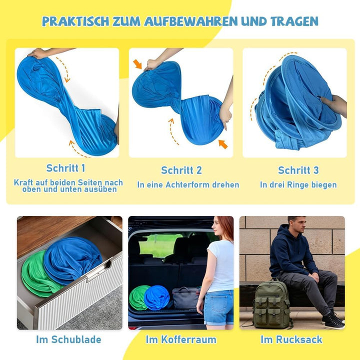 Granny Pants Spiel, 4er-Pack Oma Hosen Spiel mit 20 Hüpfbällen und 2 Ballonpumpe, Granny Pants Game