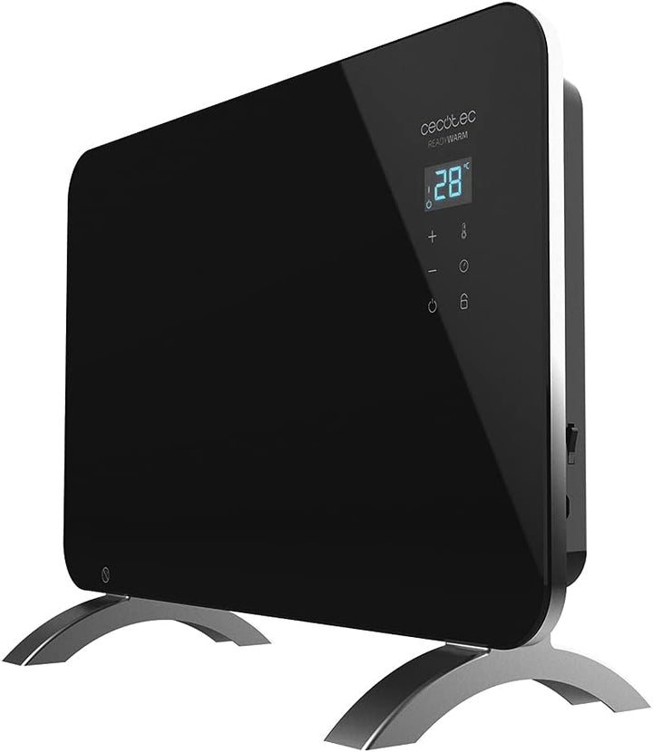 Cecotec Heizkonvektor mit Glasplatte Ready Warm 6670 Crystal Connection. 1000W, WiFi-Steuerung, eins