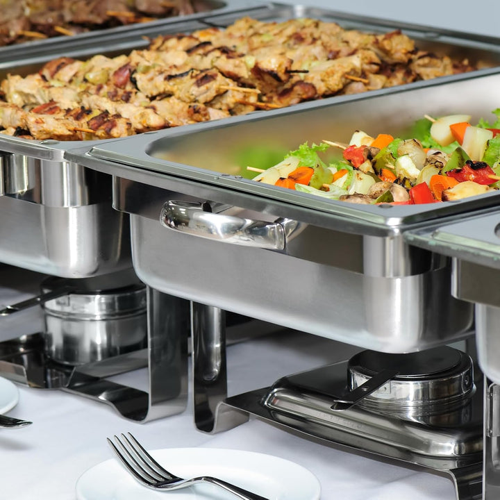8 Stück Brennpastenbehälter Edelstahl, Brennpastenbehälter mit Deckel, Fondue Brenner, Brennpaste Be