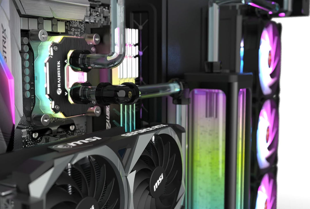 Raijintek Scylla Wasserkühlungs-Set, Water Cooling Kit, All-in-one Liquid CPU Cooler Kit, Lüfter und
