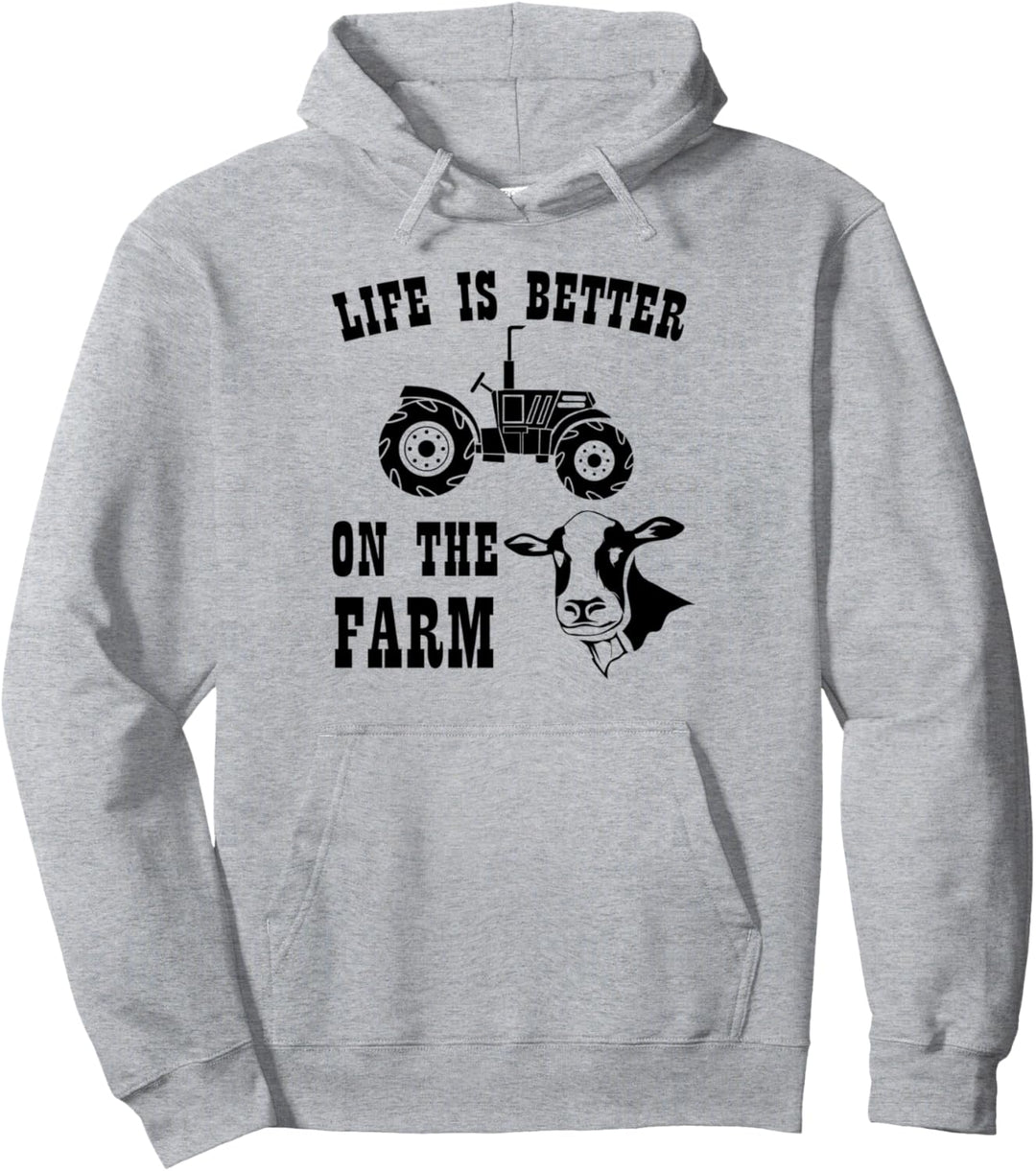 Nutztier Landwirtschaft Kuh Bauer Pullover Hoodie