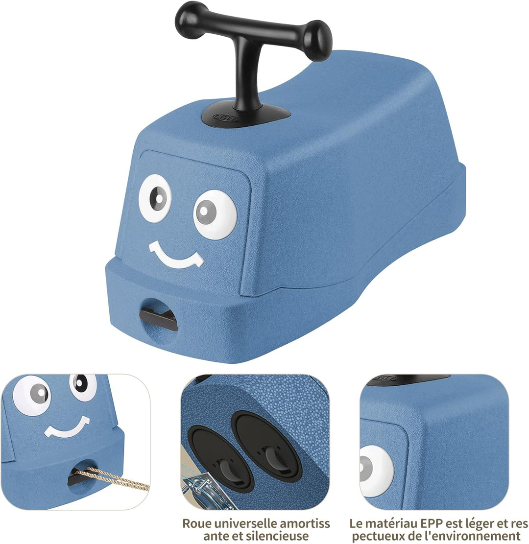 Babyrutscher,Babyroller,Montessori Spielzeug für+6 Monaten,3in1 Rutscher,Baby-Walker,Ride-On und Cas