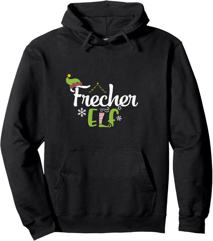 Witziges Partnerlook: Frecher Elf - Weihnachts Elfen Pullover Hoodie