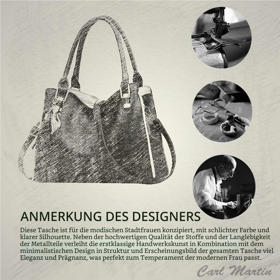 NICOLE&amp;DORIS Damen Schultertasche Mode Handtaschen Hobos und Umhängetaschen für Frauen Gross Trageta