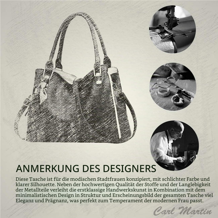 NICOLE&amp;DORIS Damen Schultertasche Mode Handtaschen Hobos und Umhängetaschen für Frauen Gross Trageta